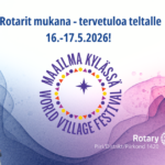 The World Village Festival hosts Rotary tent, too!