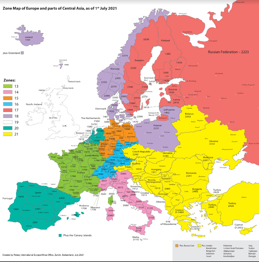 Euroopan zone-vyöhykkeet