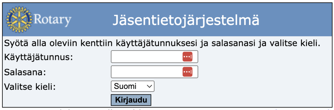Jäsentietojärjestelmä Jäsentietojärjestelmä