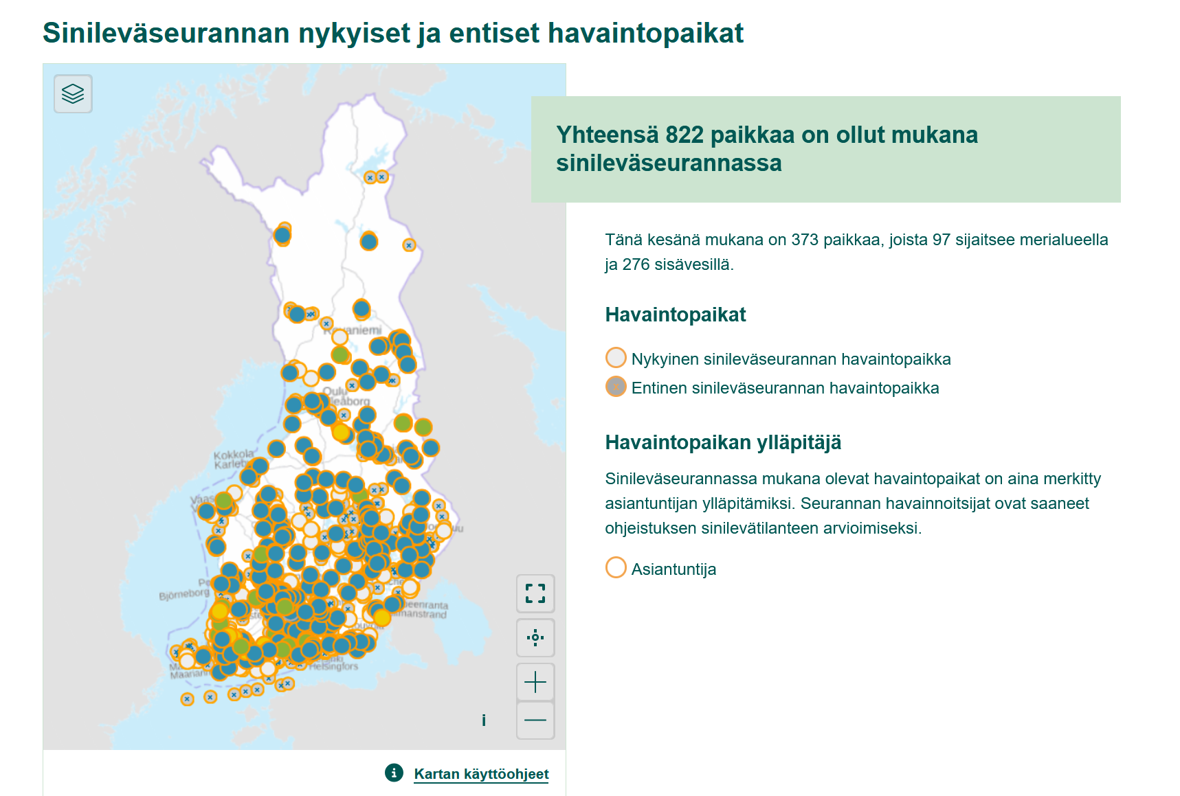 Sinilevähavintopaikat 2025-08-30