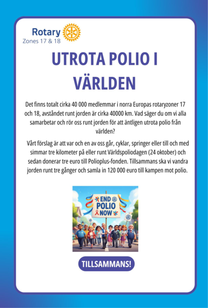Utrota polio i världen