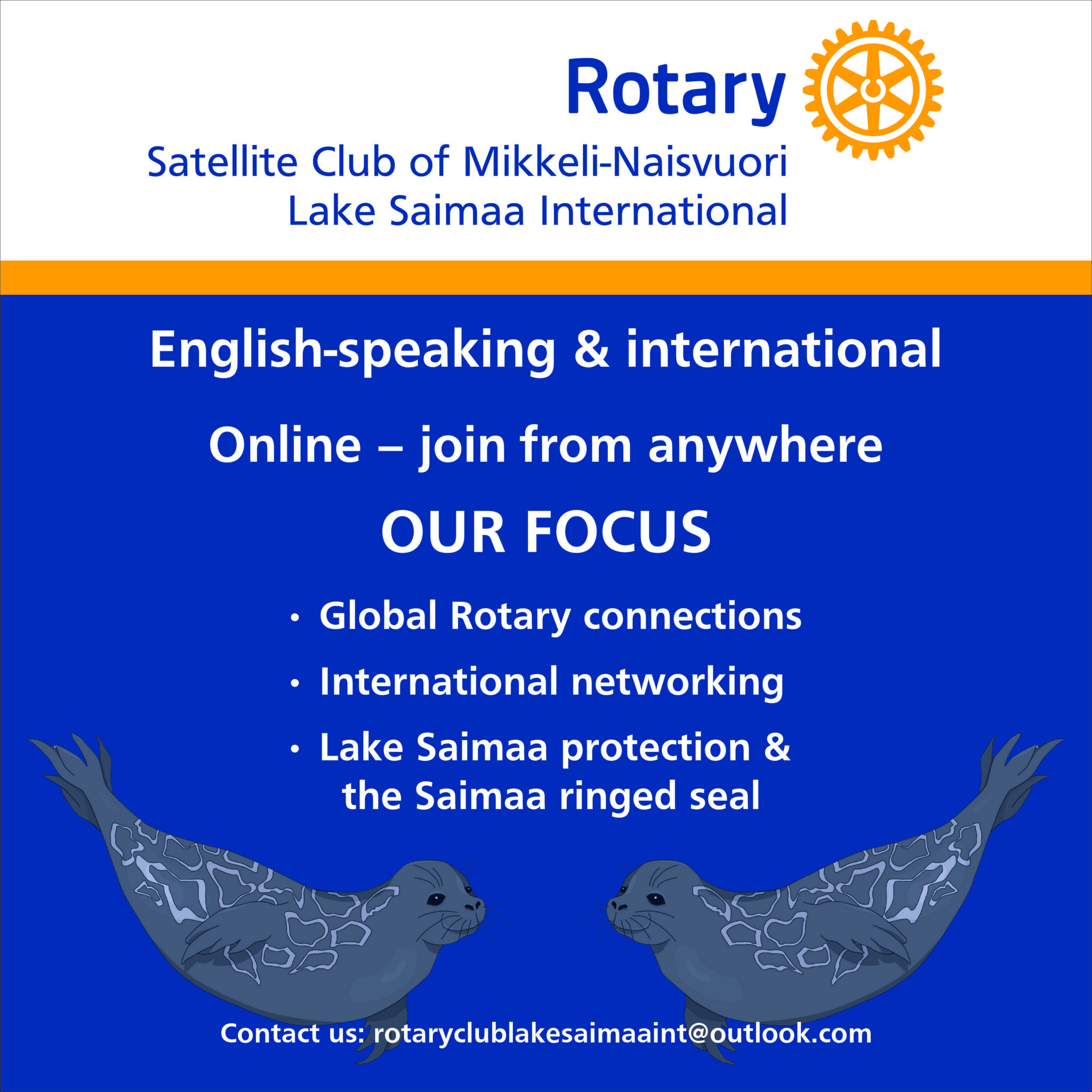 Rotary International Satellite Club of Mikkeli Facebook mainos