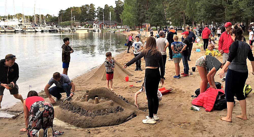Sandslottstävling & Forneldsfest – Nagu Framnäs 29.8.2020
