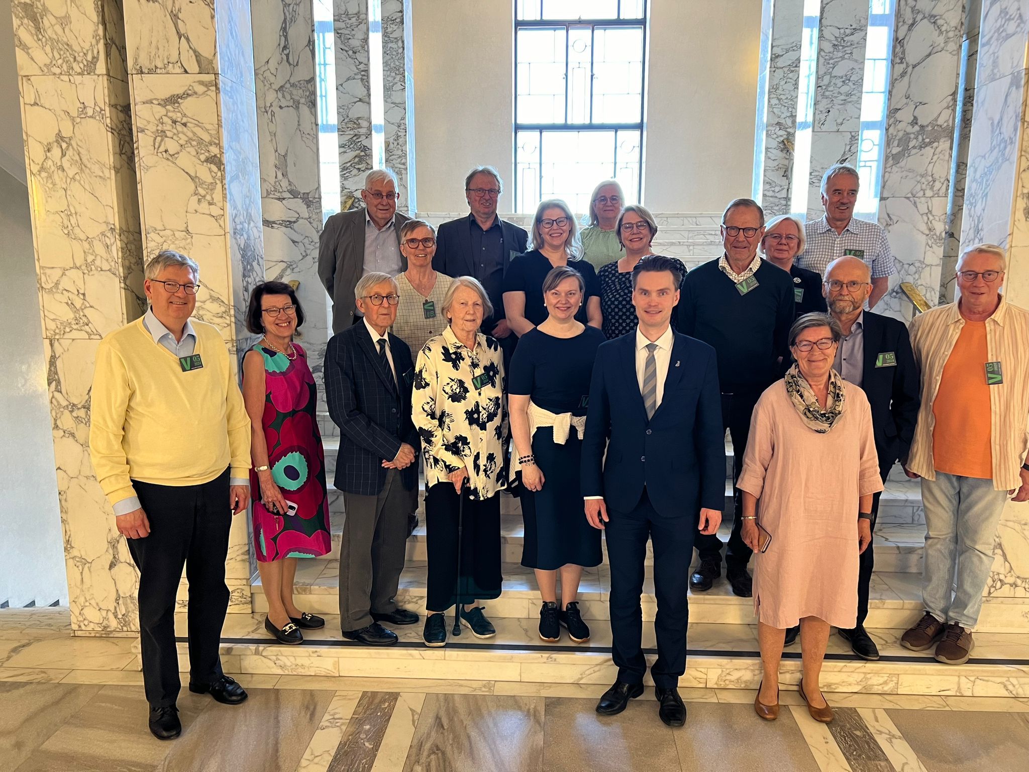 The trip to Helsinki started with a visit to the parliament. We listened to the question session, after which Rotary brother Heikki Autto introduced us to the parliament building. There were also sisters and brothers from the Rotary Club of Pasila.