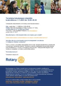 Tervetuloa tutustamaan Rotareihin